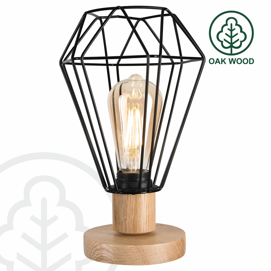 Brilagi - Bordslampa WOODY BASKET 1xE27/60W/230V ek
