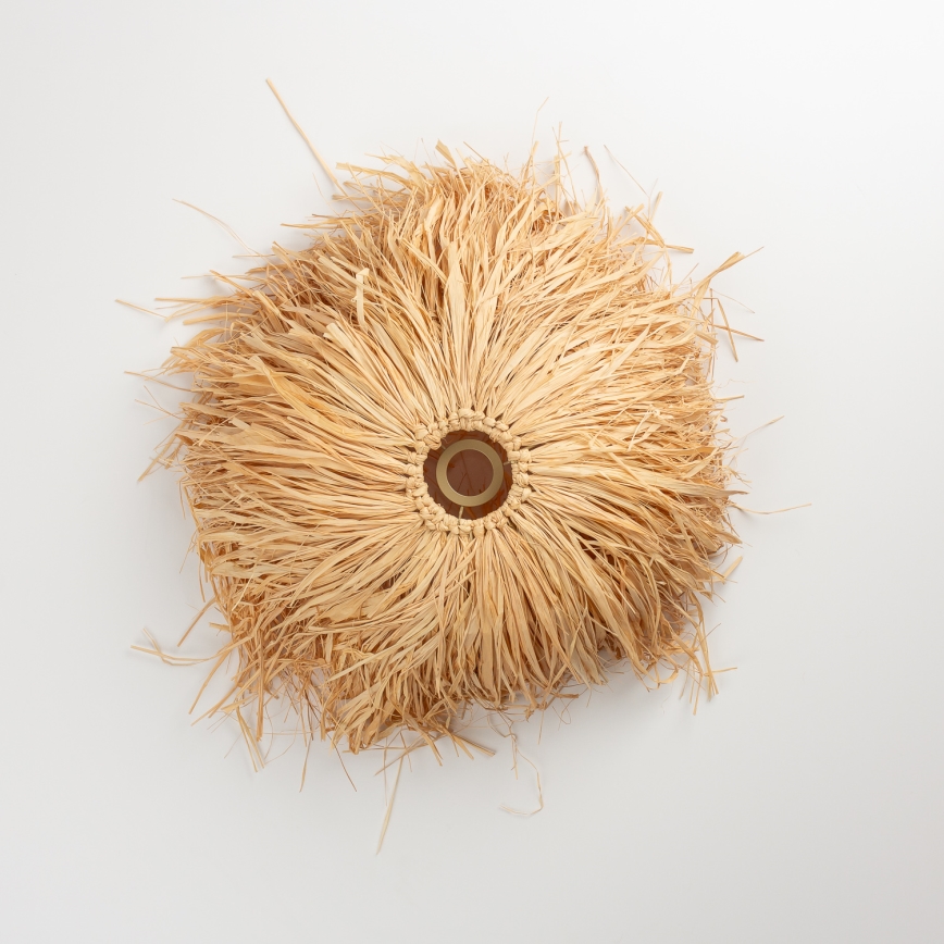 Brilagi - CERIA BOHO LED-pendellampa på sladd 1xE27/40W/230V Ø 40 cm, i raffia