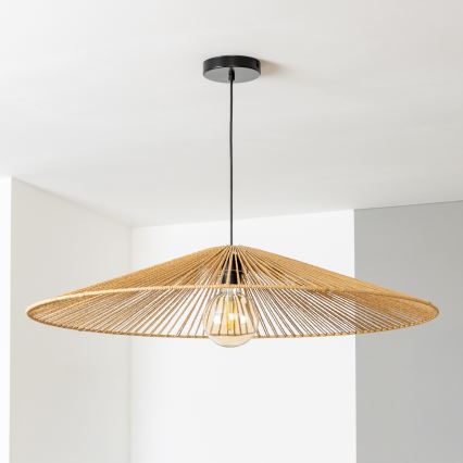 Brilagi - CERIA BOHO LED-pendellampa på sladd 1xE27/40W/230V Ø 90 cm, brun