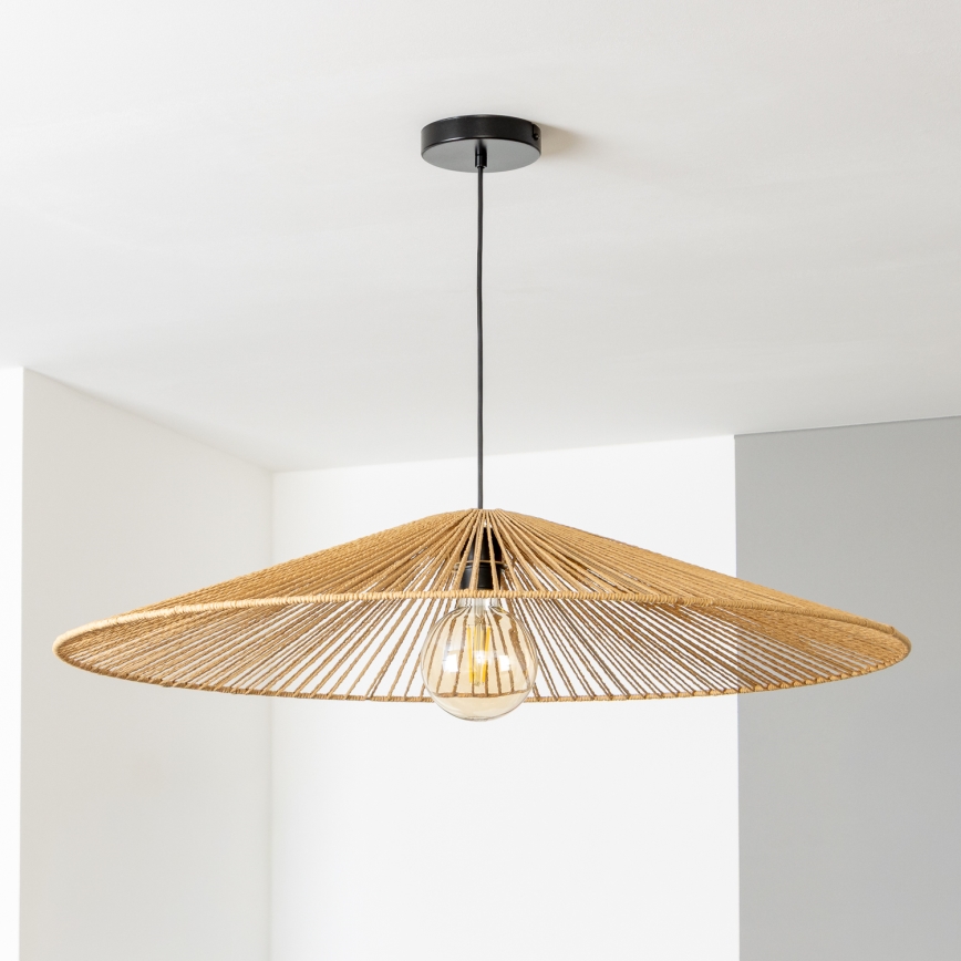 Brilagi - CERIA BOHO LED-pendellampa på sladd 1xE27/40W/230V Ø 90 cm, brun