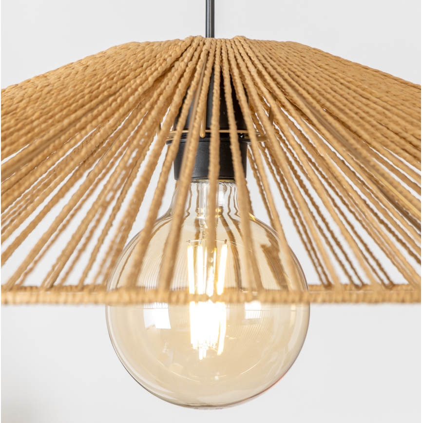 Brilagi - CERIA BOHO LED-pendellampa på sladd 1xE27/40W/230V Ø 90 cm, brun