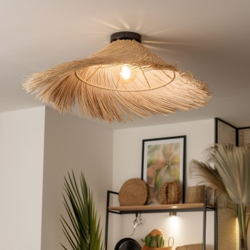 Brilagi - CERIA BOHO LED ytmonterad taklampa, 1x E27 (max 40 W), 230 V, Ø 100 cm, rattan