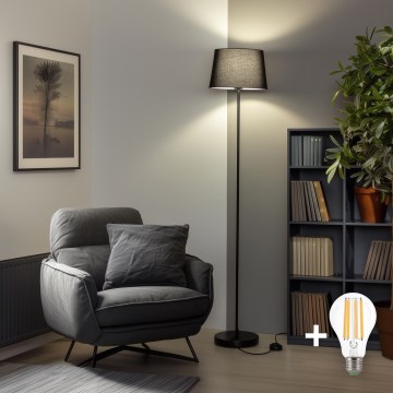 Brilagi - CERIA LED-golvlampa 1xE27/40W/230V, Ø 30 cm, svart