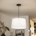 Brilagi - CERIA LED-pendellampa med vajer 1xE27/40W/230V Ø 45 cm vit