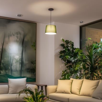 Brilagi - CERIA LED-pendellampa på vajer 1xE27/40W/230V Ø 30 cm, grön