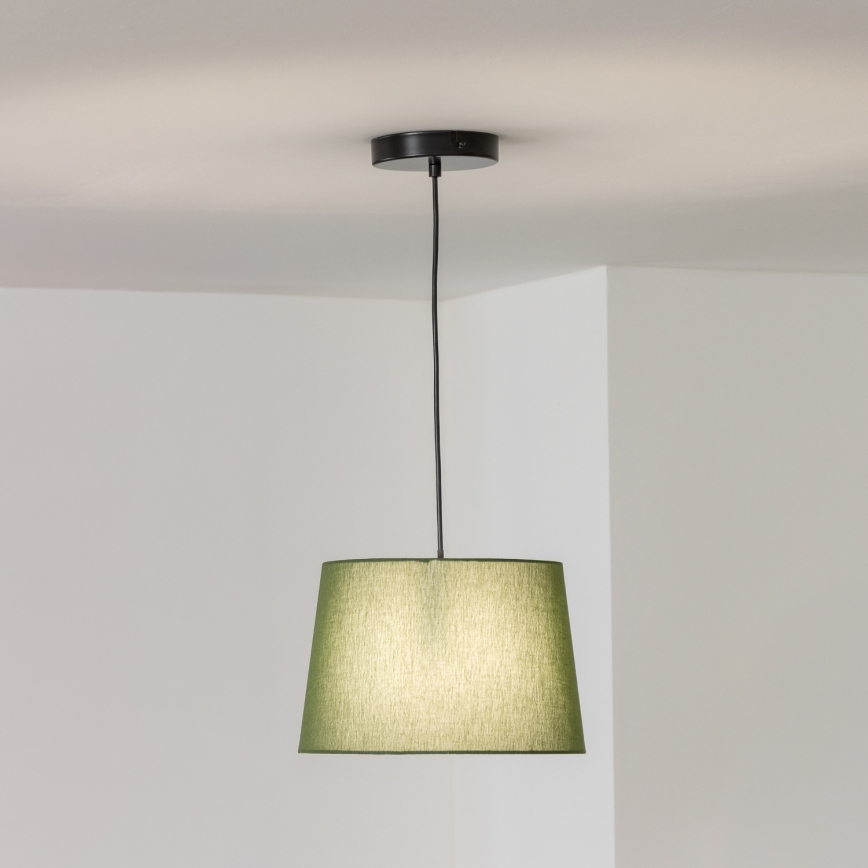 Brilagi - CERIA LED-pendellampa på vajer 1xE27/40W/230V Ø 30 cm, grön