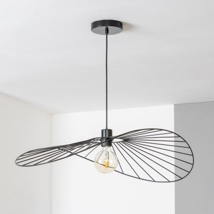 Brilagi - CERIA WIRE LED-pendellampa på vajer 1xE27/40W/230V 60x80 cm svart