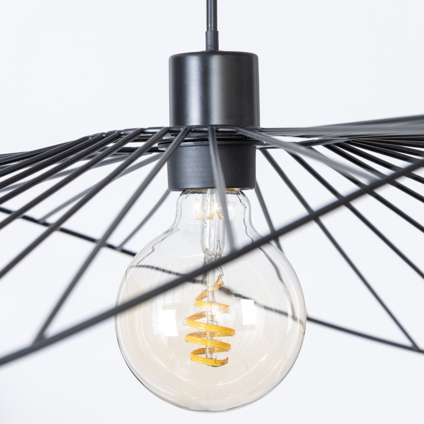 Brilagi - CERIA WIRE LED-pendellampa på vajer 1xE27/40W/230V 60x80 cm svart