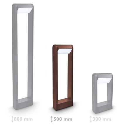 Brilagi - CROTONE LED-utomhuslampa 7W/230V, brun, IP54, 50 cm