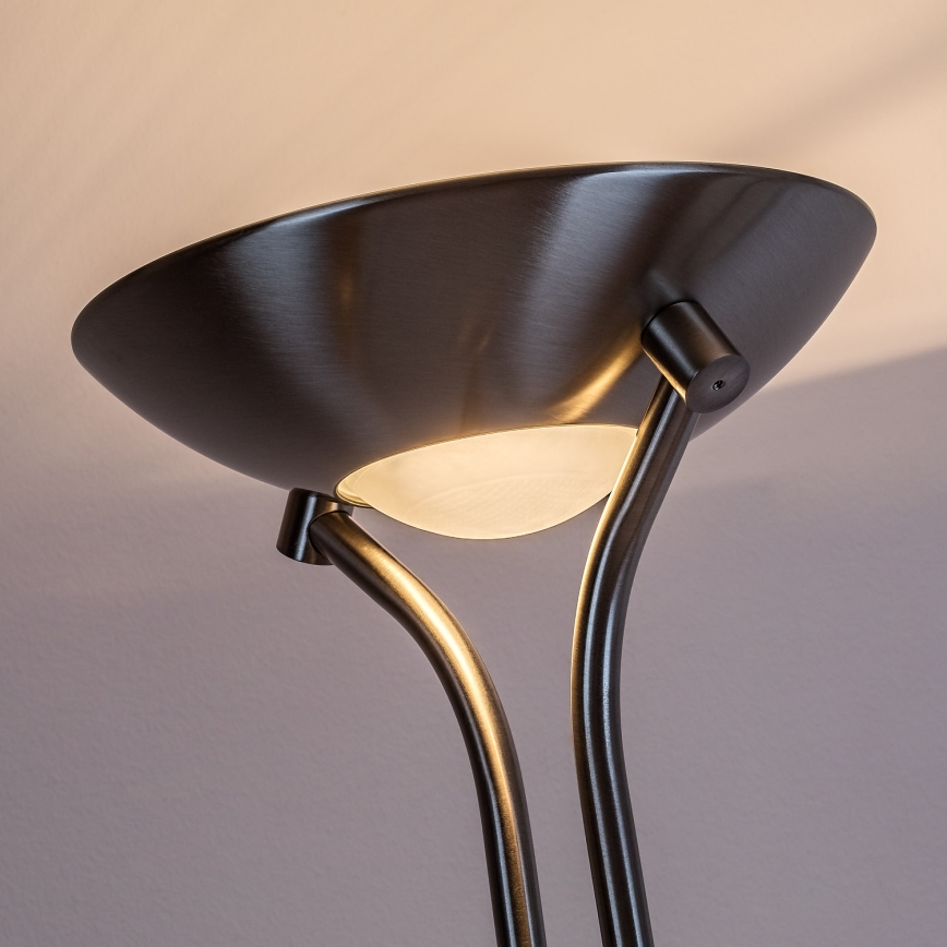 Brilagi - Dimmbar golvlampa SCARLETT 1xR7s/230W/230V + 1xG9/40W mattkrom