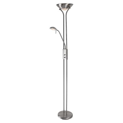 Brilagi - Dimmbar golvlampa SCARLETT 1xR7s/230W/230V + 1xG9/40W mattkrom
