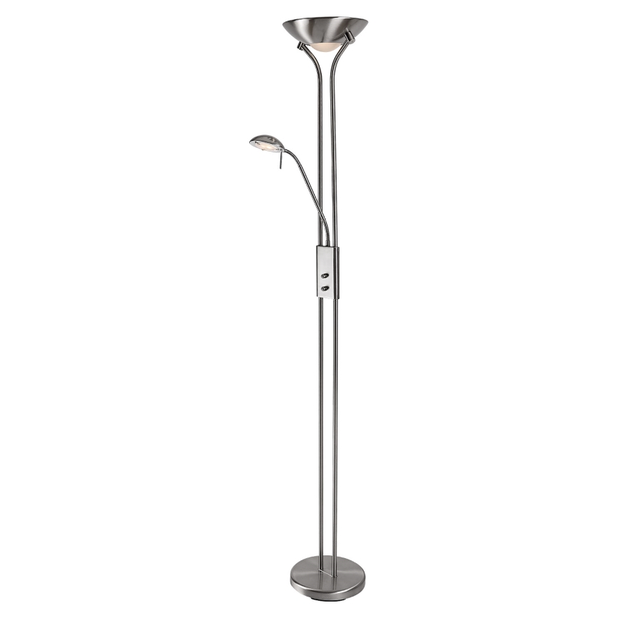 Brilagi - Dimmbar golvlampa SCARLETT 1xR7s/230W/230V + 1xG9/40W mattkrom