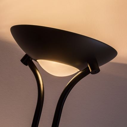 Brilagi - Dimbar golvlampa SCARLETT 1xR7s/230W/230V + 1xG9/40W svart