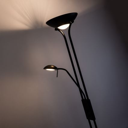 Brilagi - Dimbar golvlampa SCARLETT 1xR7s/230W/230V + 1xG9/40W svart