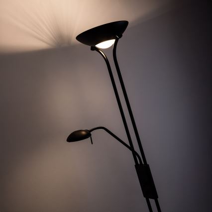Brilagi - Dimbar golvlampa SCARLETT 1xR7s/230W/230V + 1xG9/40W svart