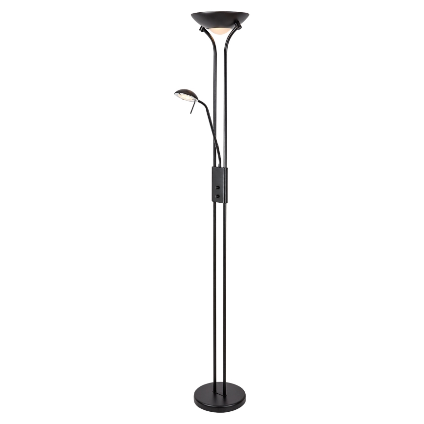 Brilagi - Dimbar golvlampa SCARLETT 1xR7s/230W/230V + 1xG9/40W svart