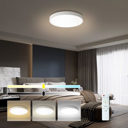 Brilagi - LED Dimbart takarmatur POOL LED/60W/230V 3000-6000K Ø 60 cm vit + fjärrkontroll