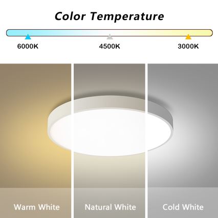 Brilagi - LED Dimbart takarmatur POOL LED/60W/230V 3000-6000K Ø 60 cm vit + fjärrkontroll