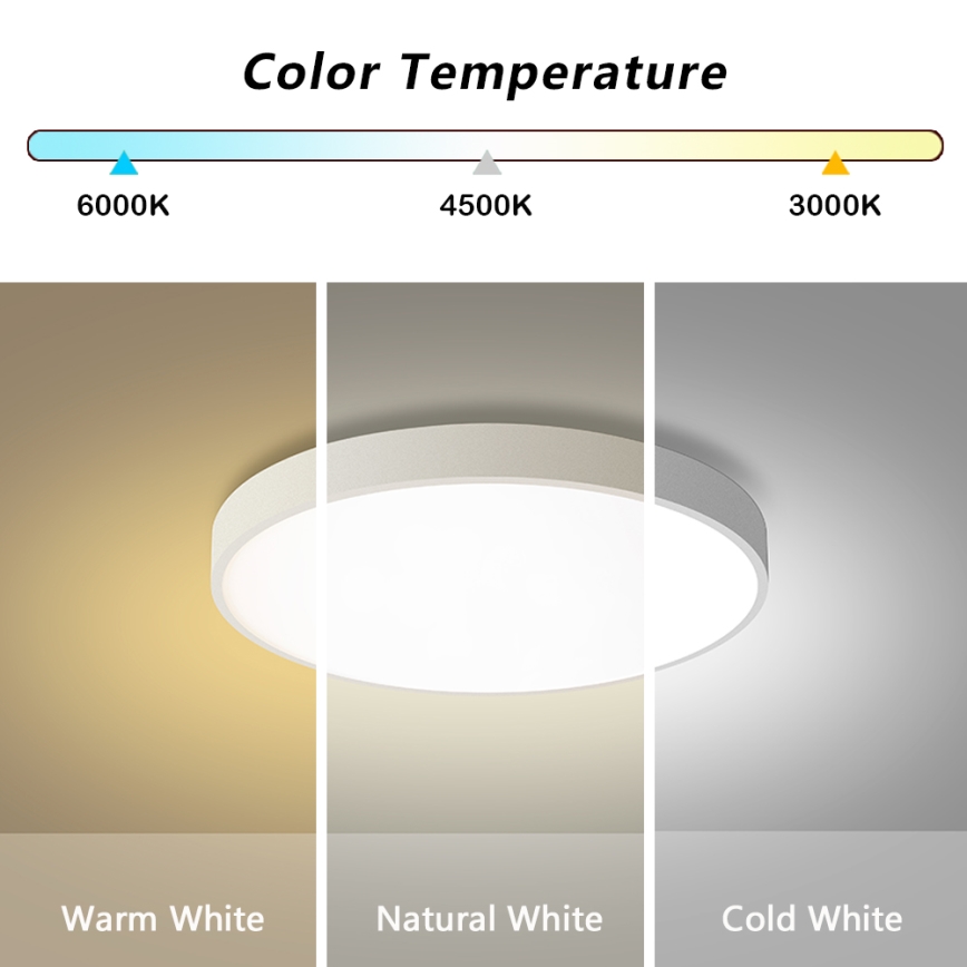 Brilagi - LED Dimbart takarmatur POOL LED/60W/230V 3000-6000K Ø 60 cm vit + fjärrkontroll