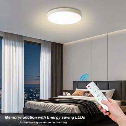 Brilagi - LED Dimbart takarmatur POOL LED/60W/230V 3000-6000K Ø 60 cm vit + fjärrkontroll