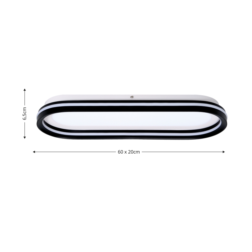 Brilagi - Dimbart LED-takarmatur TRIVARO LED/85W/230V 3000-6000K 20x60 cm + fjärrkontroll