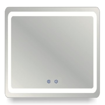 Brilagi - Dimbar LED-badrumsspegel med uppvärmning och bakgrundsbelysning BELLA LED/16W/230V 60x60 cm 3000/4000/6500K IP44