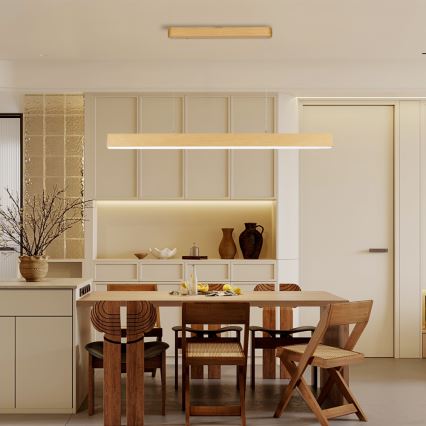 Brilagi - dimbar LED-taklampa SLEEKLINE SMART LED/40W/230V Wi‑Fi Tuya ekdekor + fjärrkontroll