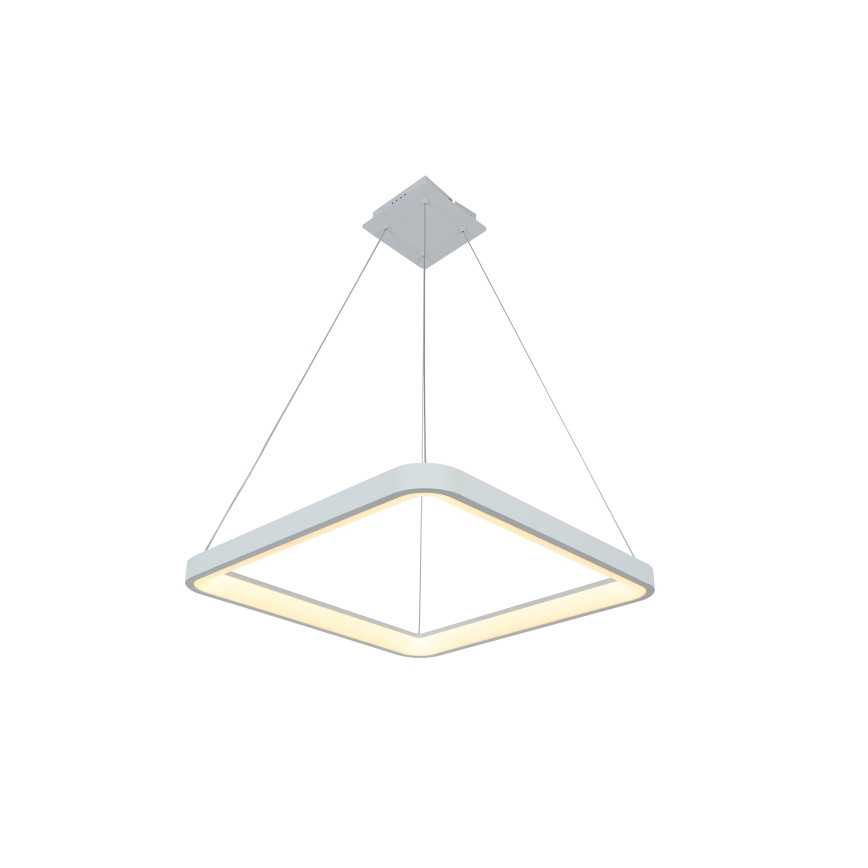 Brilagi - Dimmbar LED-pendel på kabel FALCON SLIM LED/50W/230V 3000–6500K 50x50 cm vit + fjärrkontroll