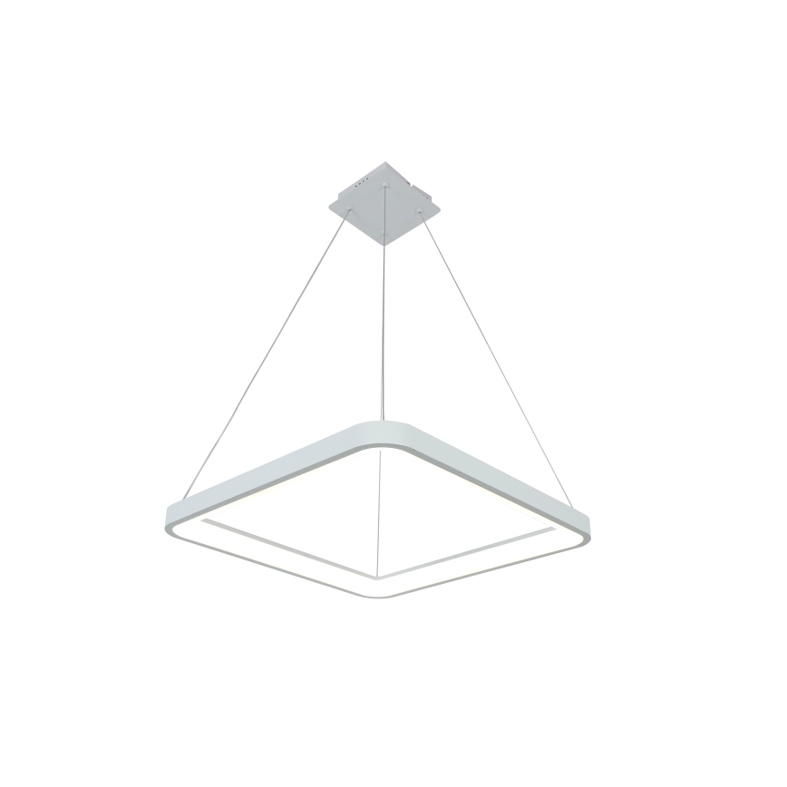 Brilagi - Dimmbar LED-pendel på kabel FALCON SLIM LED/50W/230V 3000–6500K 50x50 cm vit + fjärrkontroll