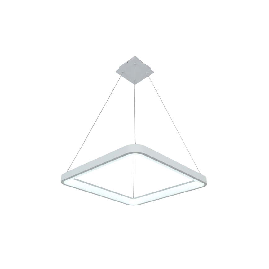 Brilagi - Dimmbar LED-pendel på kabel FALCON SLIM LED/50W/230V 3000–6500K 50x50 cm vit + fjärrkontroll