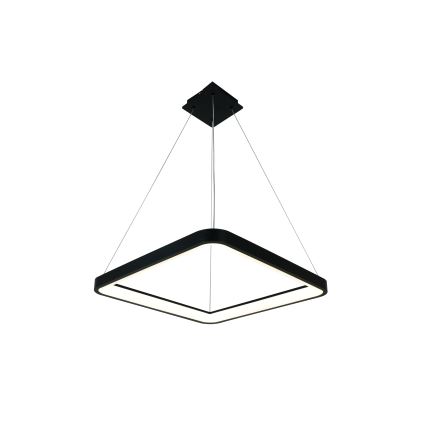 Brilagi - Dimmbar LED-pendellampa med vajer FALCON SLIM LED/50W/230V 3000-6500K 50x50 cm svart + fjärrkontroll