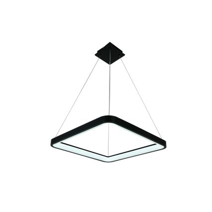 Brilagi - Dimmbar LED-pendellampa med vajer FALCON SLIM LED/50W/230V 3000-6500K 50x50 cm svart + fjärrkontroll