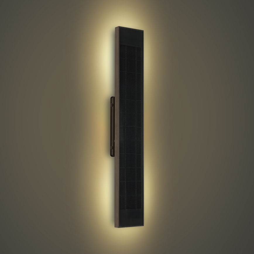 Brilagi - Dimbar LED-solcellsdriven vägglampa SUN LED/4W/230V 60 cm 4000 mAh IP44