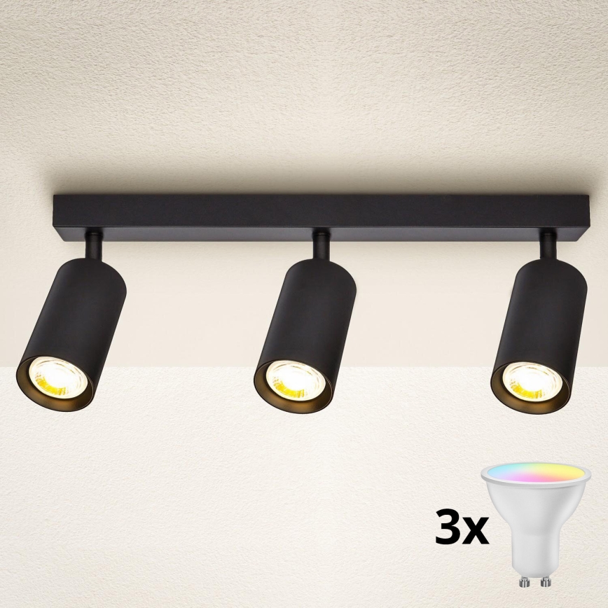 Brilagi - Dimbar LED-spot SELE 3xGU10/6,5W/230V 2700-6500K svart
