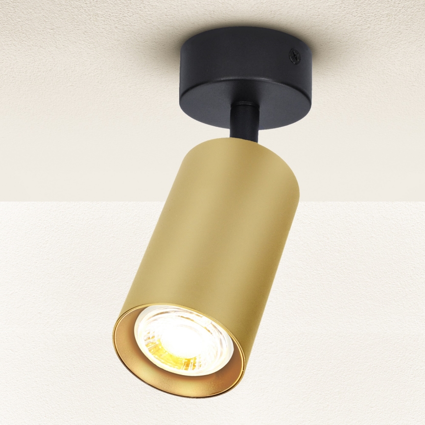 Brilagi - Dimbar LED-spotlampa SELE GOLDEN 1xGU10/6,5W/230V 2700-6500K svart/guld