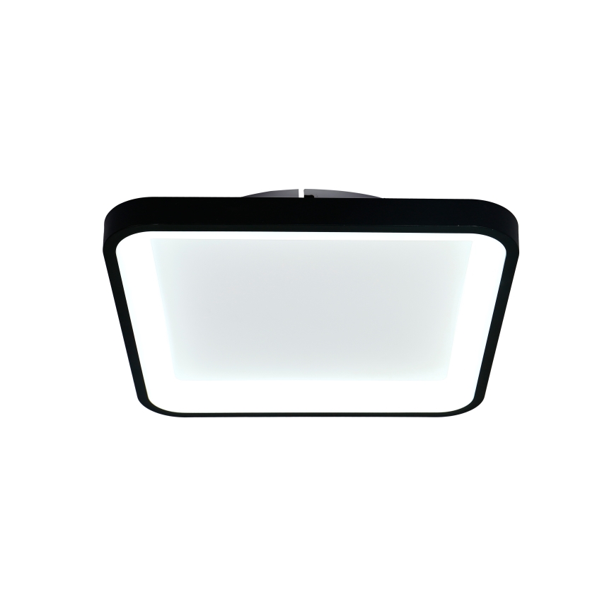 Brilagi - Dimbar LED-takarmatur FALCON SLIM LED/50W/230V 3000-6500K 50x50 cm svart + fjärrkontroll