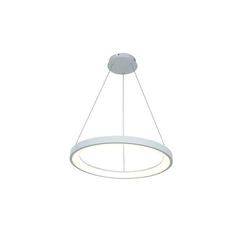 Brilagi - LED dimbar pendel på vajer FALCON SLIM LED/42W/230V 3000-6500K Ø 50 cm vit + fjärrkontroll