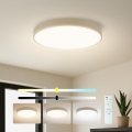 Brilagi - Dimbar LED-taklampa POOL LED/60W/230V 3000-6000K Ø 50 cm beige + fjärrkontroll
