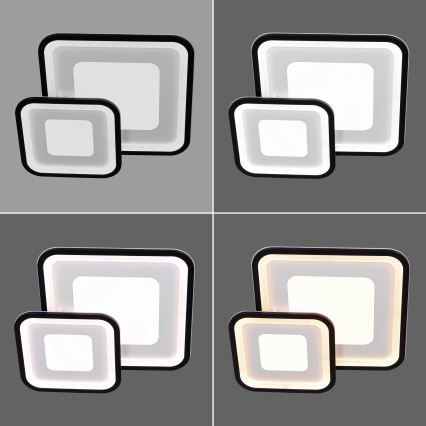 Brilagi - Dimbart LED-takarmatur TANDORA LED/49W/230V 50x50 cm 3000-6000K + fjärrkontroll