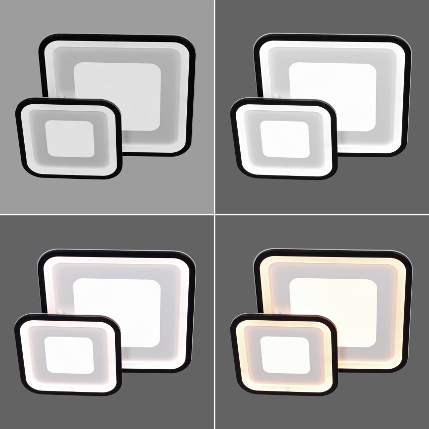 Brilagi - Dimbart LED-takarmatur TANDORA LED/49W/230V 50x50 cm 3000-6000K + fjärrkontroll