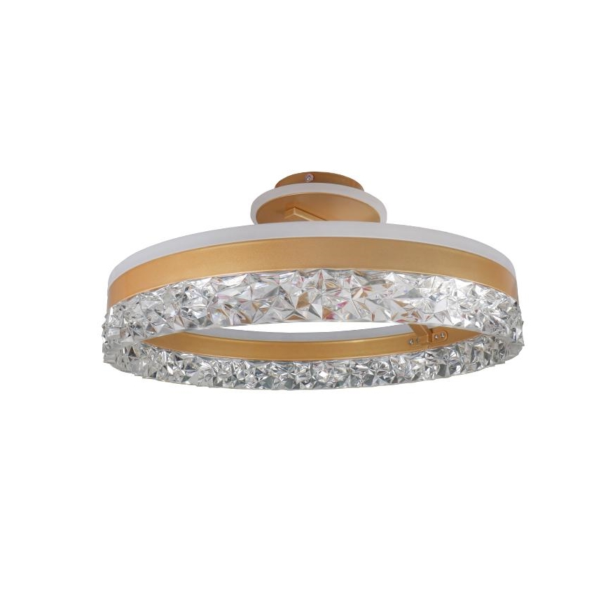 Brilagi - Dimbar LED ytmonterad ljuskrona LED/86W/230V 3000-6500K guld + fjärrkontroll