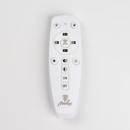 Brilagi - Dimbar LED ytmonterad ljuskrona ORBITS LED/85W/230V 3000-6500K svart + fjärrkontroll