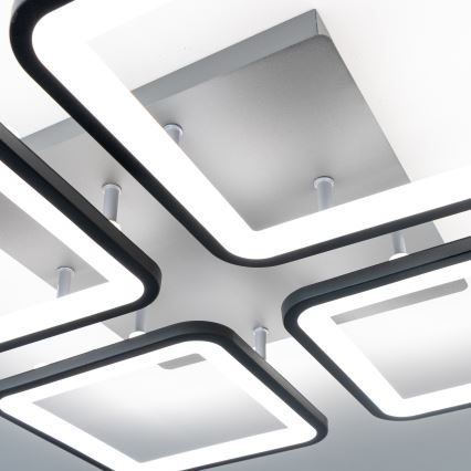 Brilagi - Dimbar LED ytmonterad ljuskrona SQUARED LED/85W/230V 3000-6500K + fjärrkontroll