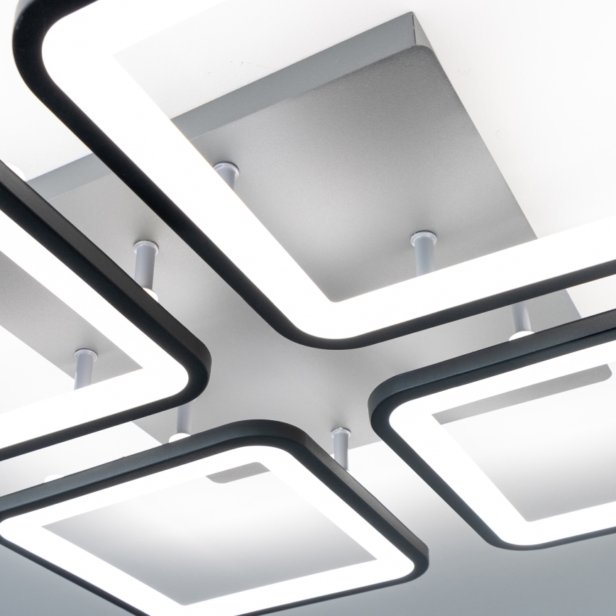 Brilagi - Dimbar LED ytmonterad ljuskrona SQUARED LED/85W/230V 3000-6500K + fjärrkontroll