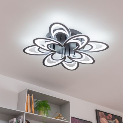 Brilagi - Dimbar LED ytmonterad ljuskrona TWIST LED/125W/230V 3000-6500K + fjärrkontroll