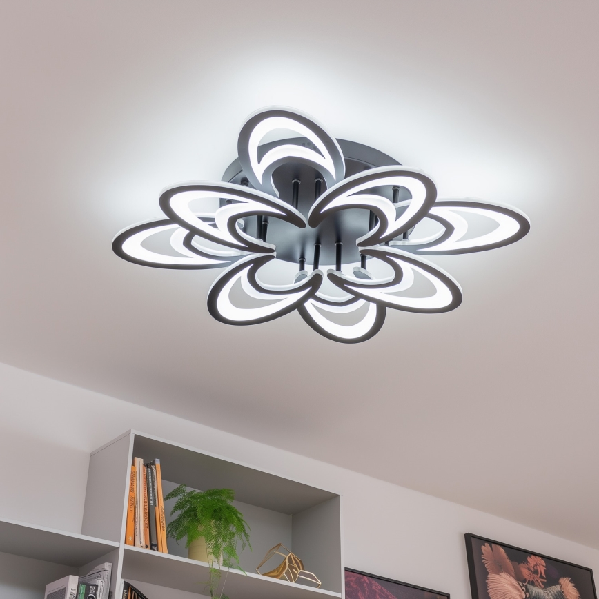 Brilagi - Dimbar LED ytmonterad ljuskrona TWIST LED/125W/230V 3000-6500K + fjärrkontroll