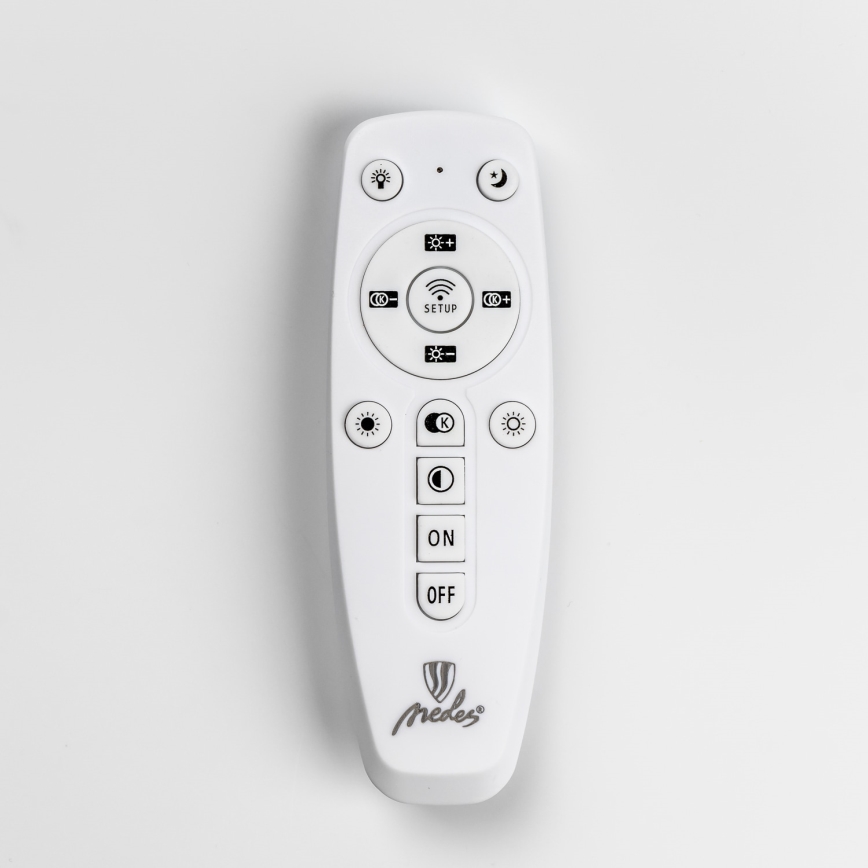 Brilagi - Dimbar LED ytmonterad ljuskrona TWIST LED/125W/230V 3000-6500K + fjärrkontroll