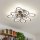 Brilagi - Dimbar LED ytmonterad ljuskrona TWIST LED/125W/230V 3000-6500K + fjärrkontroll