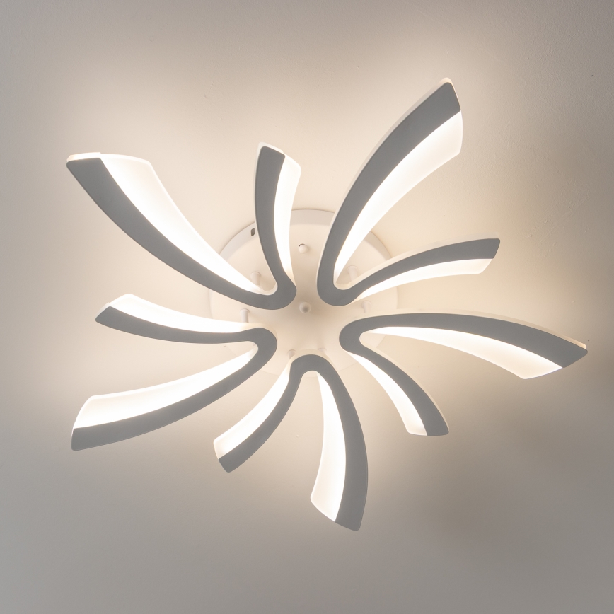 Brilagi - Dimbar LED ytmonterad ljuskrona TWIST LED/55W/230V 3000-6500K vit + fjärrkontroll