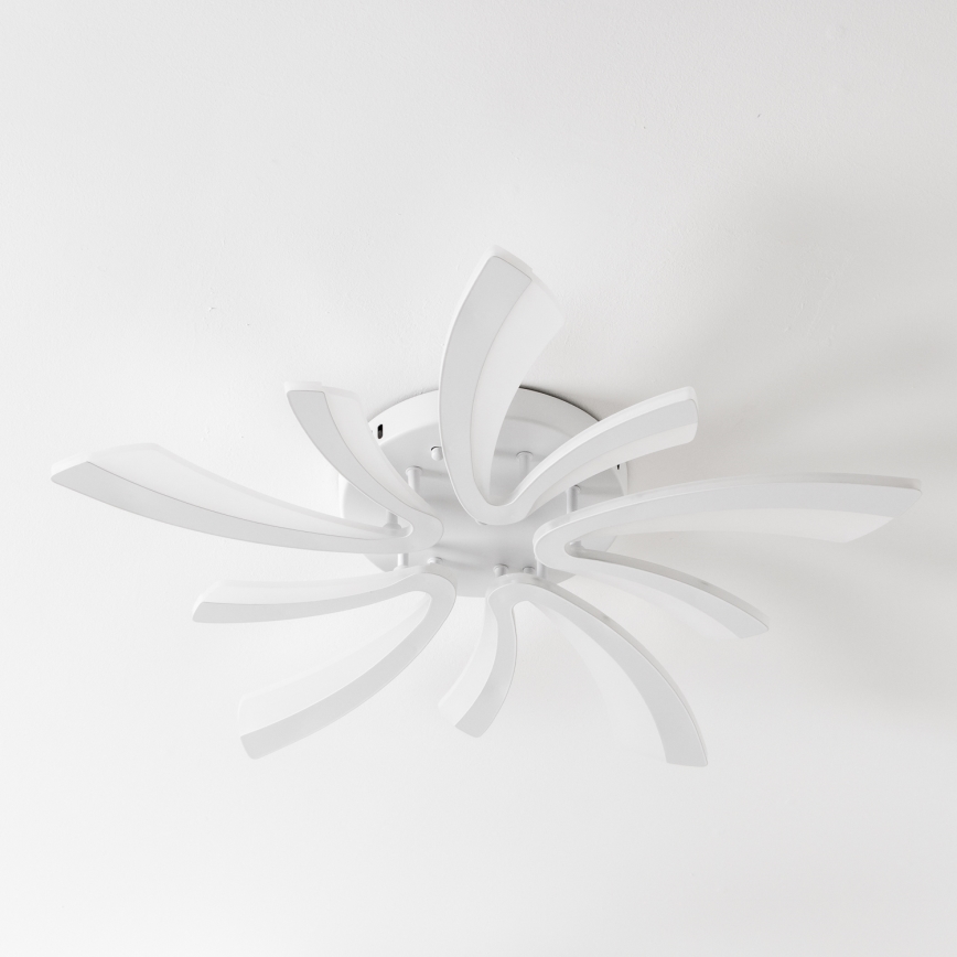 Brilagi - Dimbar LED ytmonterad ljuskrona TWIST LED/55W/230V 3000-6500K vit + fjärrkontroll